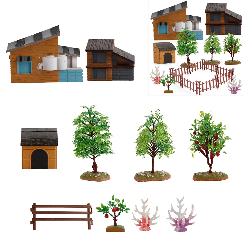 Model Tree Scenery Building DIY Set Ornaments Scale Model Toy Fences Fork Broom Wooden Box Haystack Real Life
Model Tree Scenery Building DIY Set Ornaments Scale Model Toy Fences Fork Broom Wooden Box Haystack Real Life
