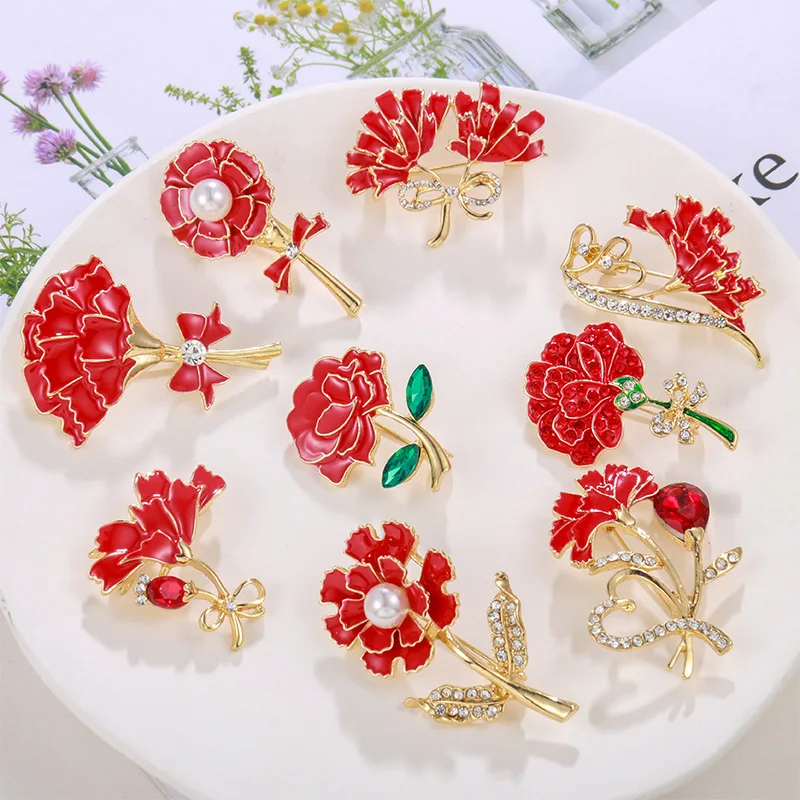 New Enamel Dripping Oil Floral Brooch Anti-lapsing Small Red Flower Pin Female Corsage Accessories
New Enamel Dripping Oil Floral Brooch Anti-lapsing Small Red Flower Pin Female Corsage Accessories