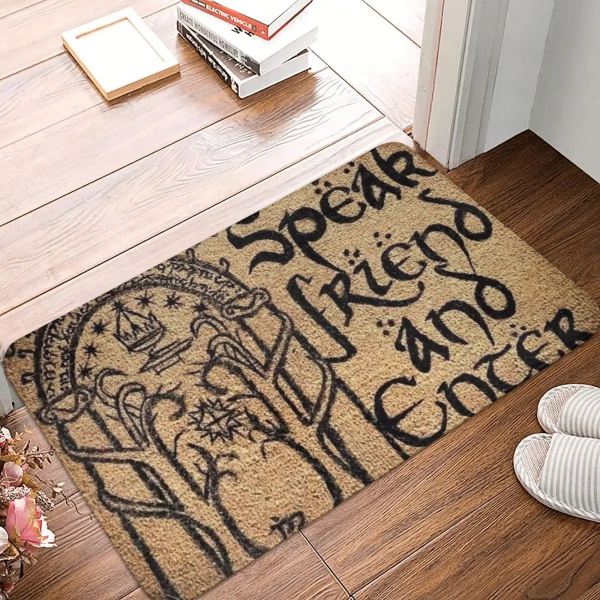 Speak Friend And Enter Bath Mat Rtvdux10pwo Doormat Rug Carpet Mat Footpad Polyester Anti-slip Durable Entrance Kitchen Bedroom
Speak Friend And Enter Bath Mat Rtvdux10pwo Doormat Rug Carpet Mat Footpad Polyester Anti-slip Durable Entrance Kitchen Bedroom
