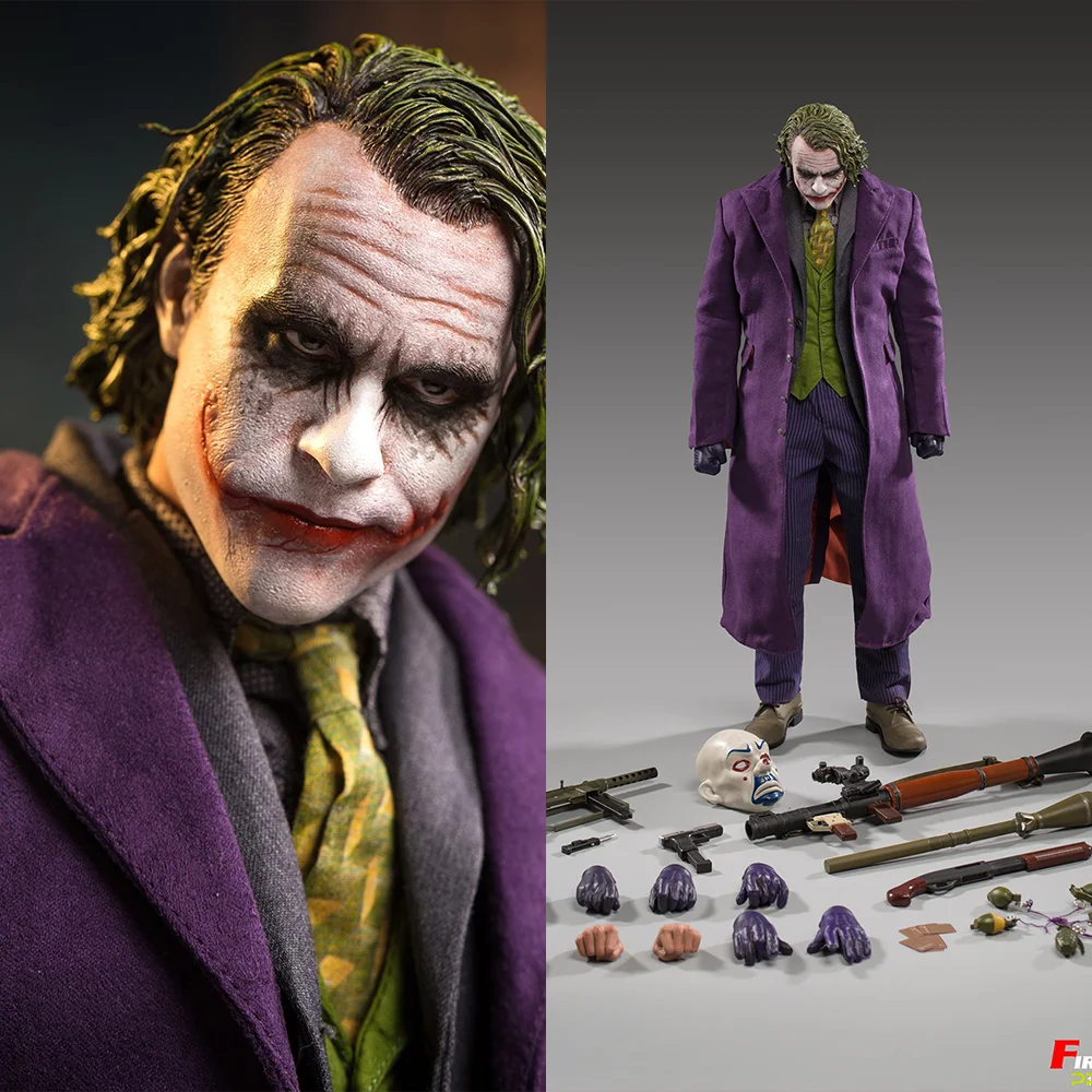 In Stock 1/4 Scale FIRE A030 18 inches The Dark Knight Purple Coat Clown Action Figure Model for Fans Holiday Collection GiftIn
In Stock 1/4 Scale FIRE A030 18 inches The Dark Knight Purple Coat Clown Action Figure Model for Fans Holiday Collection GiftIn