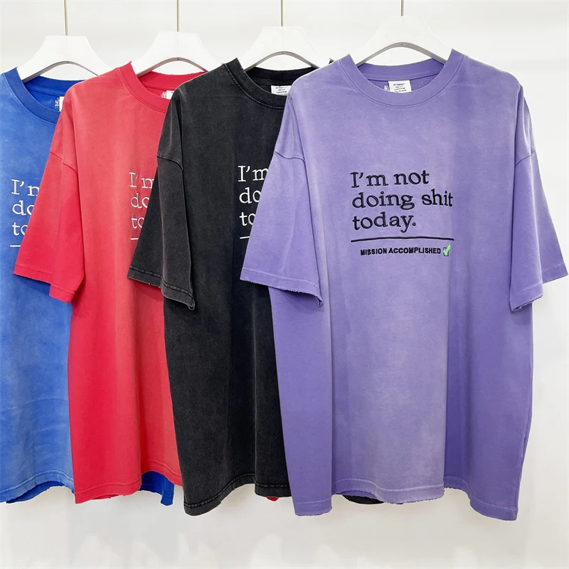 Multicolor Vetements T-shirts Men Women 1:1 23ss Summer New Tops Letter Embroidery Green Print Logo Short Sleeve Casual VTM Tees 
Multicolor Vetements T-shirts Men Women 1:1 23ss Summer New Tops Letter Embroidery Green Print Logo Short Sleeve Casual VTM Tees