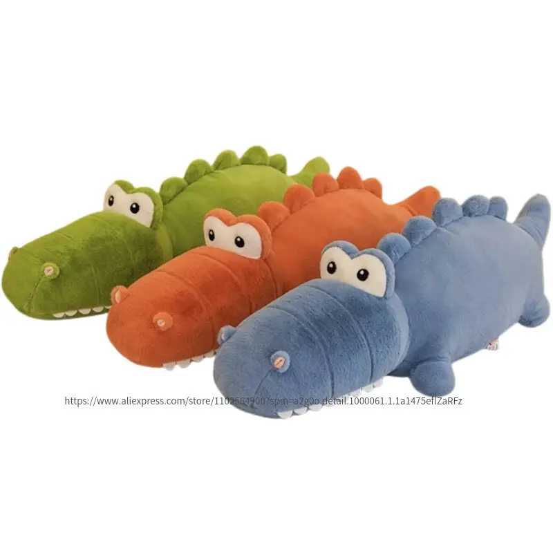 

Giant Stuffed Animal Real Life Alligator Plush Toy Simulation Crocodile Dolls Kawaii Ceative Nap Pillow for Children Xmas Gifts