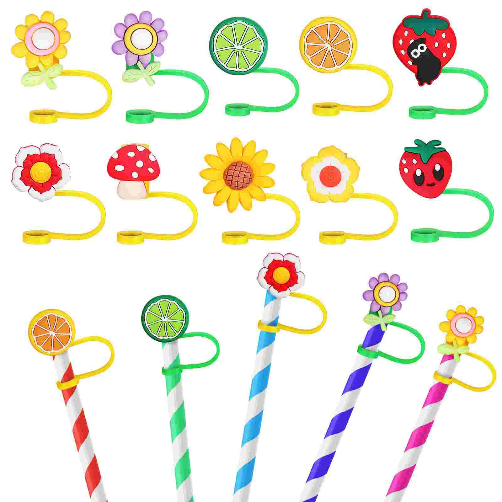 10 Pcs Silicone Straw Tip Insert Plugs Dust Cover Tumbler Straws Hole Cartoon Jacket
10 Pcs Silicone Straw Tip Insert Plugs Dust Cover Tumbler Straws Hole Cartoon Jacket