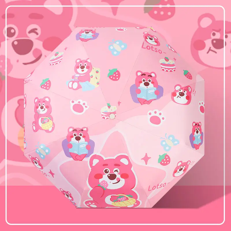 Портативный автоматический зонт Lotso для детей, аниме-Дисней, защита от солнца, защита от УФ-лучей, складной зонт с милыми рисунками
Портативный автоматический зонт Lotso для детей, аниме-Дисней, защита от солнца, защита от УФ-лучей, складной зонт с милыми рисунками