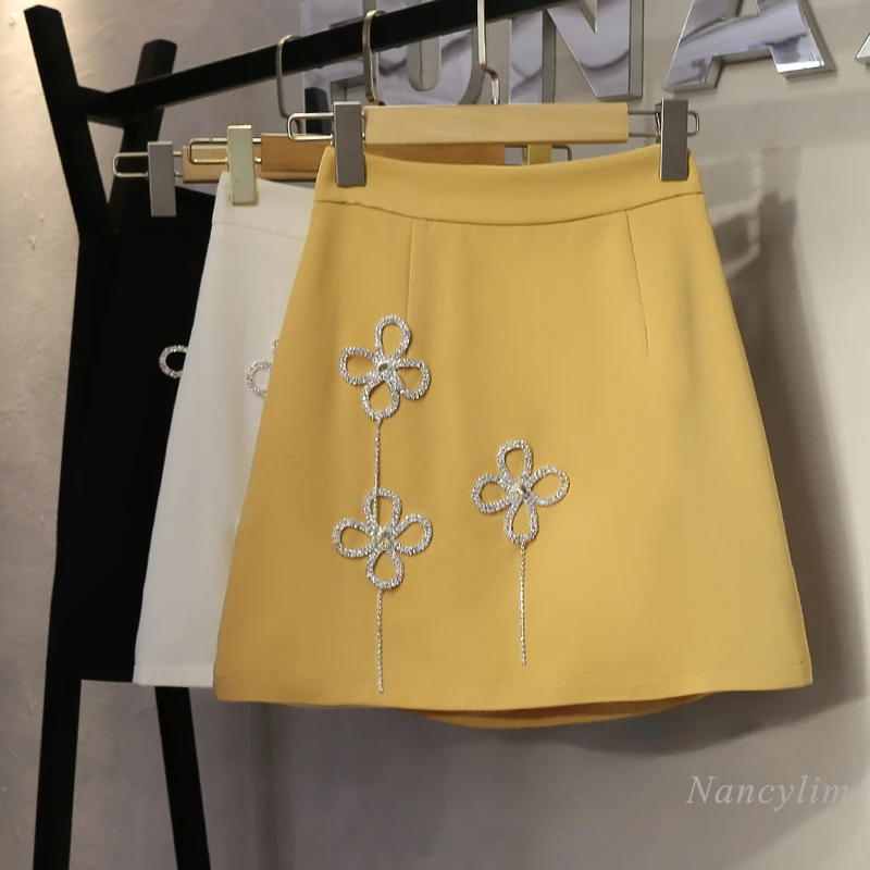 Yellow Skirts Womens 2022 Summer New Korean Style Exquisite Rhinestone Flower Tassel High Waist Slimming A- Line Package Hip
Yellow Skirts Womens 2022 Summer New Korean Style Exquisite Rhinestone Flower Tassel High Waist Slimming A- Line Package Hip
