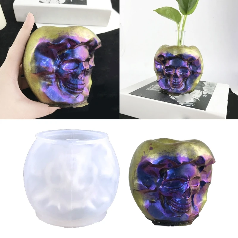 3D Skull Molds for Candle Making Hydroponic Vase Mold for DIY Crafts, Ornaments Mold
3D Skull Molds for Candle Making Hydroponic Vase Mold for DIY Crafts, Ornaments Mold