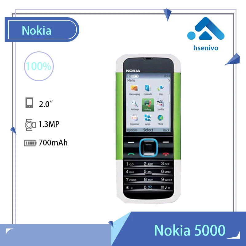 Nokia 5000, Восстановленный, Оригинальный разблокированный телефон Nokia 5000, мобильный телефон, FM-радио, гарантия один год
Nokia 5000, Восстановленный, Оригинальный разблокированный телефон Nokia 5000, мобильный телефон, FM-радио, гарантия один год