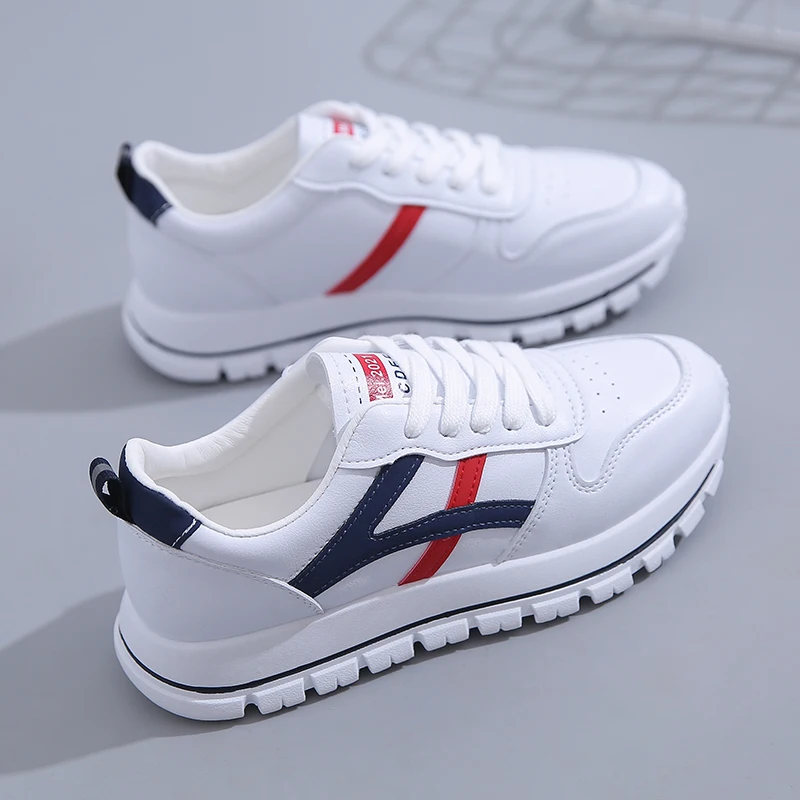2021 new Brand Wedge Shoes Fashion designers white Sneakers Women leather thick-soled tennis Sports shoes woman Zapatillas Mujer
2021 new Brand Wedge Shoes Fashion designers white Sneakers Women leather thick-soled tennis Sports shoes woman Zapatillas Mujer