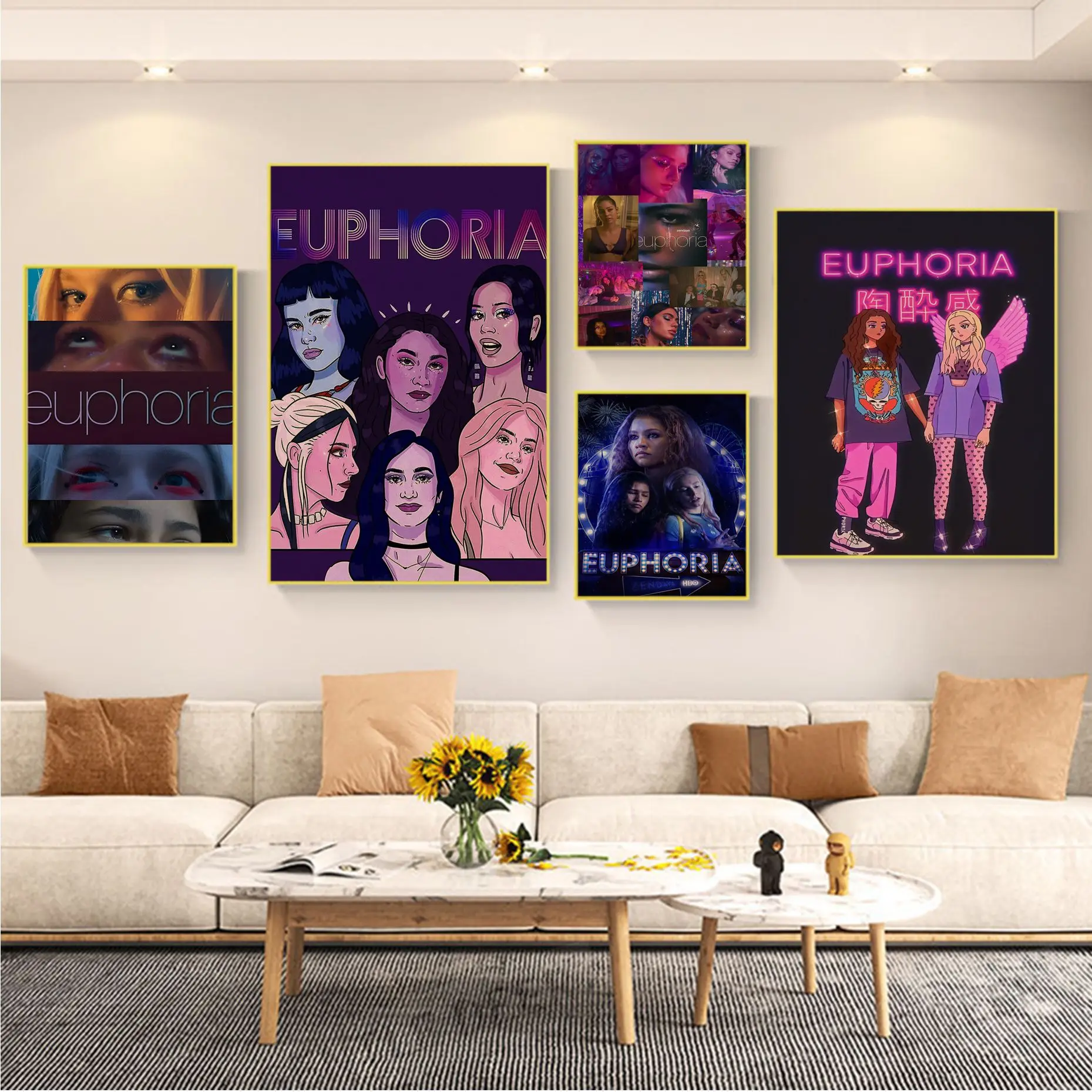 Trendy TV Euphoria Classic Vintage Posters Decoracion Painting Wall Art Kraft Paper Nordic home decor
Trendy TV Euphoria Classic Vintage Posters Decoracion Painting Wall Art Kraft Paper Nordic home decor