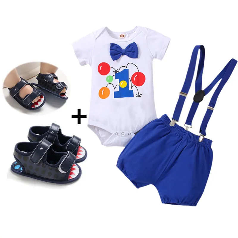 Baby Boy Clothes Set Cute Boys Birthday Cake Smash Outfit Shark Them Short Sleeve Romper + Pants newborn photography romper
Baby Boy Clothes Set Cute Boys Birthday Cake Smash Outfit Shark Them Short Sleeve Romper + Pants newborn photography romper