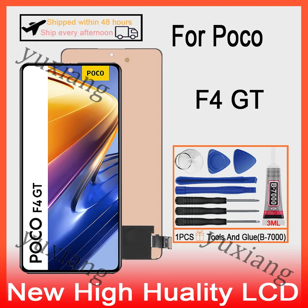 6,67 "Новый ЖК-дисплей для Xiaomi Poco F4 GT 21121210G, ЖК-дисплей, сенсорный экран, дигитайзер в сборе, запасные части
6,67 "Новый ЖК-дисплей для Xiaomi Poco F4 GT 21121210G, ЖК-дисплей, сенсорный экран, дигитайзер в сборе, запасные части