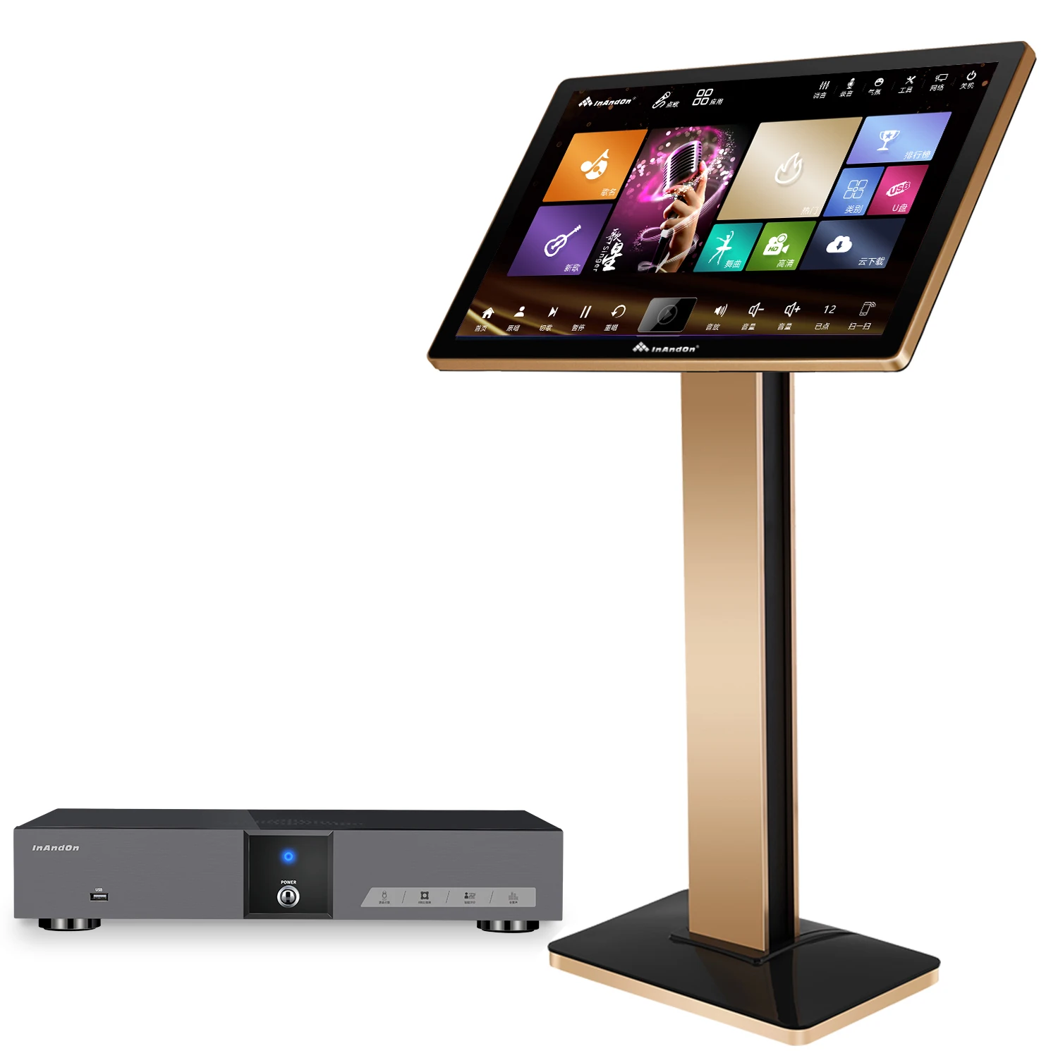 Wholesale Home Theatre System InAndOn KV-V5 MAX KTV Karaoke Machine Professional 21.5 " Touch Screen 2TB Karaoke System Machine
Wholesale Home Theatre System InAndOn KV-V5 MAX KTV Karaoke Machine Professional 21.5 " Touch Screen 2TB Karaoke System Machine