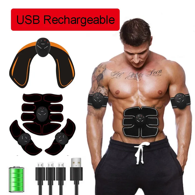 USB Rechargeable Muscle Stimulator EMS Abdominal Hip Trainer Abs Fitness Training Home Gym Body Slimming Muscle Shaping Patch
USB Rechargeable Muscle Stimulator EMS Abdominal Hip Trainer Abs Fitness Training Home Gym Body Slimming Muscle Shaping Patch