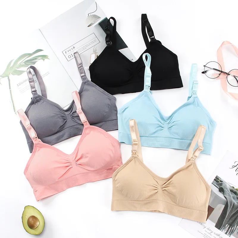 Nursing Bra for Breastfeeding Maternity Push Up Seamless Pregnancy Bralette Underwear Maternal breast feeding front open button
Nursing Bra for Breastfeeding Maternity Push Up Seamless Pregnancy Bralette Underwear Maternal breast feeding front open button