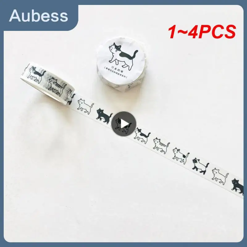 1~4PCS Cute Kawaii Adorable Cat Adhesive Paper Washi Masking Scrapbooking Stick Label
1~4PCS Cute Kawaii Adorable Cat Adhesive Paper Washi Masking Scrapbooking Stick Label