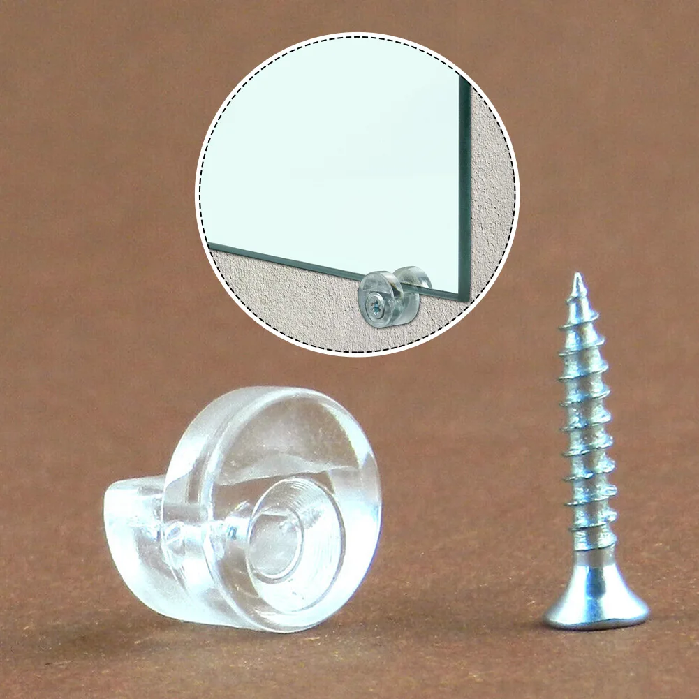 4PCS Mirror Wall Clips Fixing Kit Frameless Clips Glass Bracket Mounting Hanging Plastic Brackets For Fixing Glass Mirror Firmly
4PCS Mirror Wall Clips Fixing Kit Frameless Clips Glass Bracket Mounting Hanging Plastic Brackets For Fixing Glass Mirror Firmly