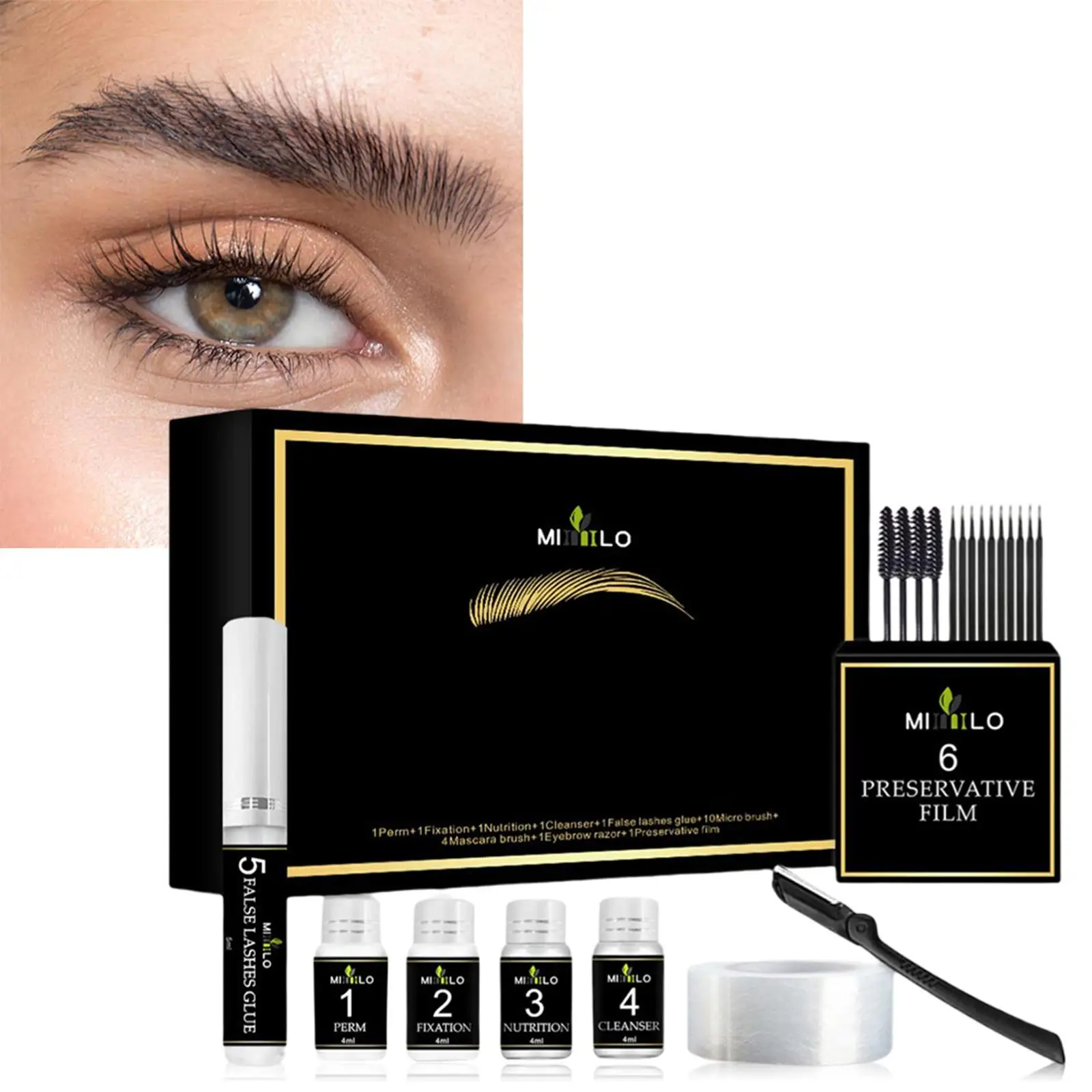 2 in 1 Eyelash Brow Lift Kit Eyebrows Professional Instant Perming Wave Semi-Permanent Extensions Set Lash Perm Kit for Salon
2 in 1 Eyelash Brow Lift Kit Eyebrows Professional Instant Perming Wave Semi-Permanent Extensions Set Lash Perm Kit for Salon