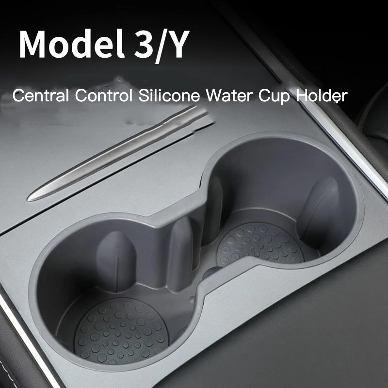 Central Control Silicone Water Cup Holder Suitable For Tesla Model3/Y Coaster Limiter Storage Tank Modification Accessories
Central Control Silicone Water Cup Holder Suitable For Tesla Model3/Y Coaster Limiter Storage Tank Modification Accessories