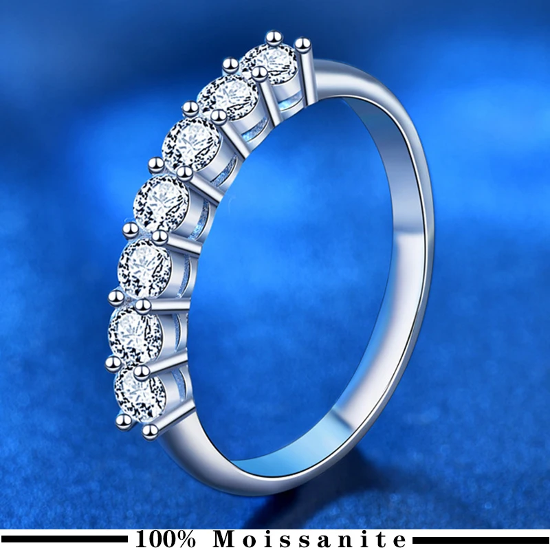 3mm 1-2ct D Color Moissanite Wedding Band Ring 925 Sterling Silver Eternity Band Engagement Rings For Women
3mm 1-2ct D Color Moissanite Wedding Band Ring 925 Sterling Silver Eternity Band Engagement Rings For Women