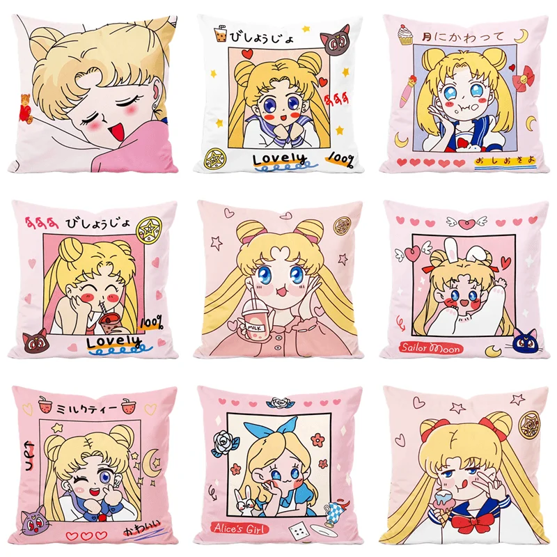 Anime Surrounding Sailor Moon Pillow Dormitory Bedroom Cute Cartoon Super Soft Cushion Pillow Sofa Car Pillow Girls Gift
Anime Surrounding Sailor Moon Pillow Dormitory Bedroom Cute Cartoon Super Soft Cushion Pillow Sofa Car Pillow Girls Gift