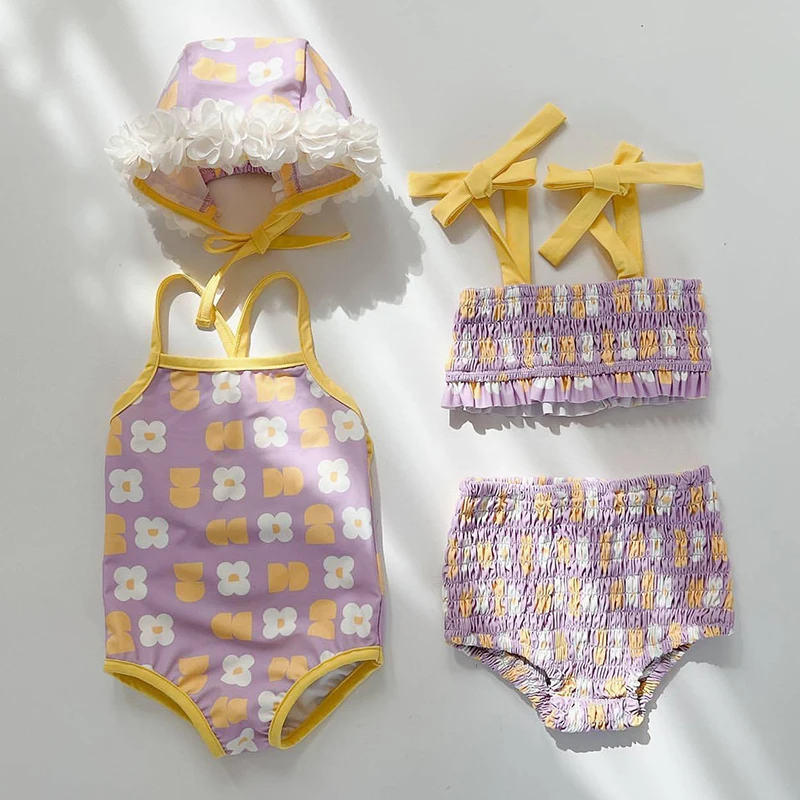 Baby Girls Swimsuit Floral Printing Bikini Suit Kids Swimwear One Piece Children Beach Wear Summer Baby Girls Beachwear 
Baby Girls Swimsuit Floral Printing Bikini Suit Kids Swimwear One Piece Children Beach Wear Summer Baby Girls Beachwear