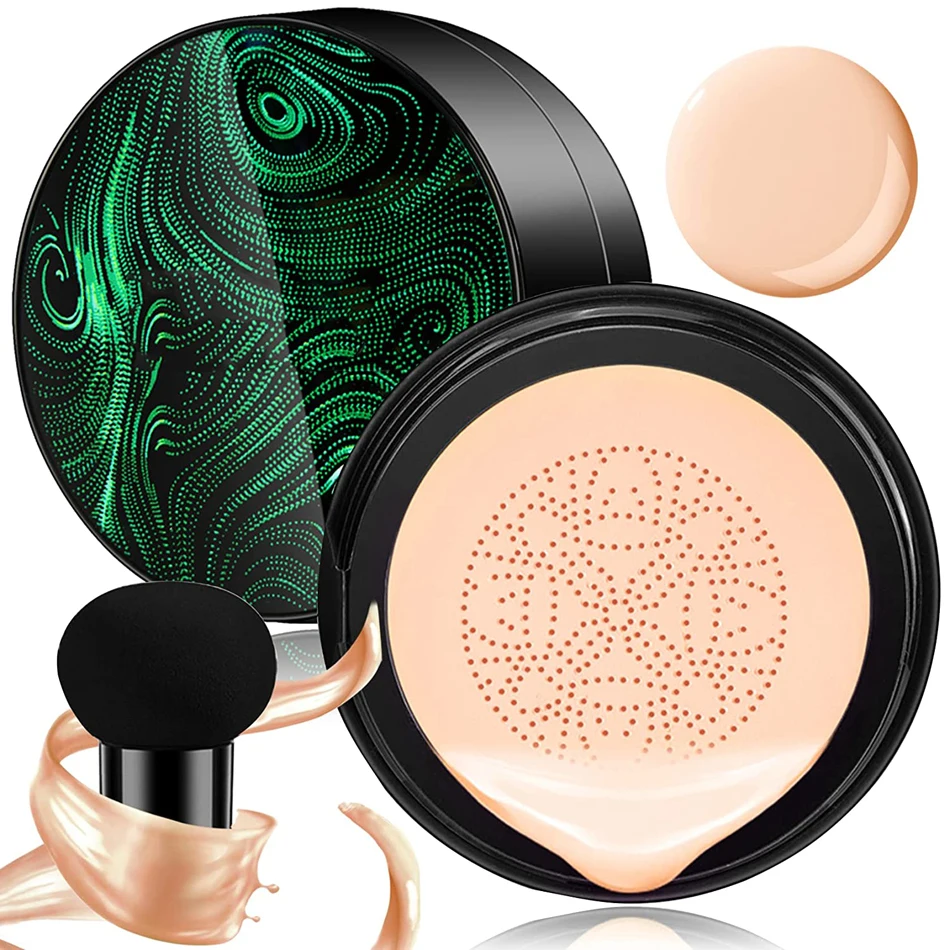 BB Air Cushion Moisturizing Foundation Base Natural Brighten Makeup CC Cream Concealer Cosmetics Mushroom Head Whitening Face
BB Air Cushion Moisturizing Foundation Base Natural Brighten Makeup CC Cream Concealer Cosmetics Mushroom Head Whitening Face