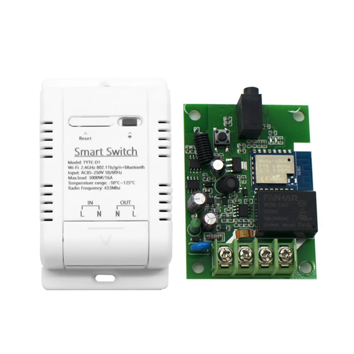 Tuya Smart Switch Temperature Sensor Smart Thermostat Built-in Power Monitor for Alexa Google Assistant
Tuya Smart Switch Temperature Sensor Smart Thermostat Built-in Power Monitor for Alexa Google Assistant