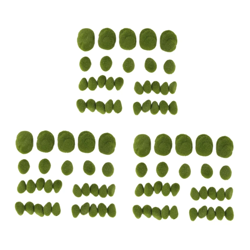 90PCS 3 Size Artificial Moss Rocks Decorative, Green Moss Balls,For Floral Arrangements Gardens And Crafting
90PCS 3 Size Artificial Moss Rocks Decorative, Green Moss Balls,For Floral Arrangements Gardens And Crafting