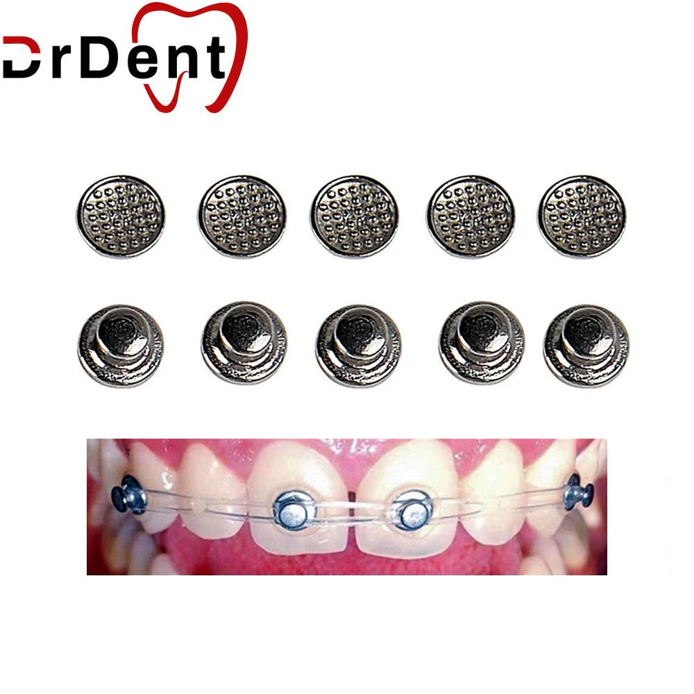 10Pcs/Bag Dental Orthodontic Lingual Button Metal Mesh Base Dental Supplier for Bondable Round
10Pcs/Bag Dental Orthodontic Lingual Button Metal Mesh Base Dental Supplier for Bondable Round