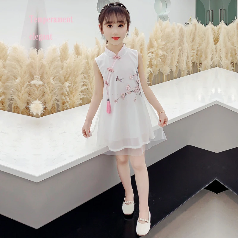 Children's Clothing Dress Sweet Print spinning yarn plate Buckle Temperament Princess Dresses baby girls Fashion Quality Clothes
Children's Clothing Dress Sweet Print spinning yarn plate Buckle Temperament Princess Dresses baby girls Fashion Quality Clothes