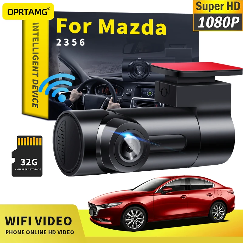 OPRTAMG Car Dashcam Car DVR MSC 1080P HD Camera WiFi dash cam draadloos For Mazda 2 3 5 6 1994 1995 1996 1997-2020 2021 2022
OPRTAMG Car Dashcam Car DVR MSC 1080P HD Camera WiFi dash cam draadloos For Mazda 2 3 5 6 1994 1995 1996 1997-2020 2021 2022