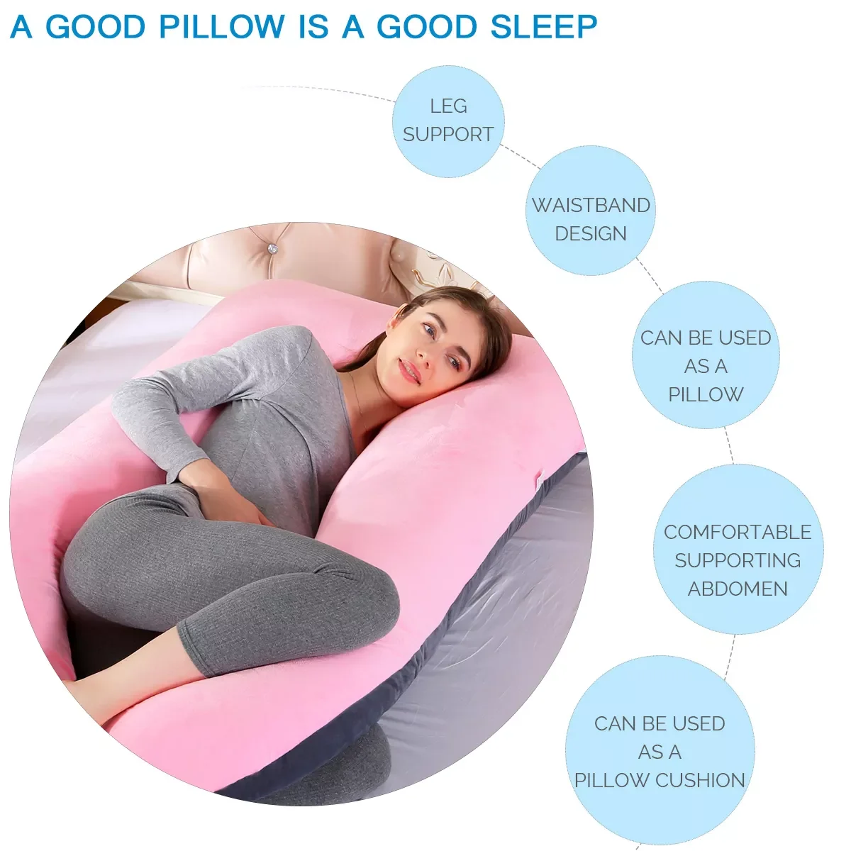 New in Pillow Sleeping Support Pillow For Pregnant Women Body U Shape Maternity Pregnancy Pillows Side Sleepers Bedding envio gr
New in Pillow Sleeping Support Pillow For Pregnant Women Body U Shape Maternity Pregnancy Pillows Side Sleepers Bedding envio gr