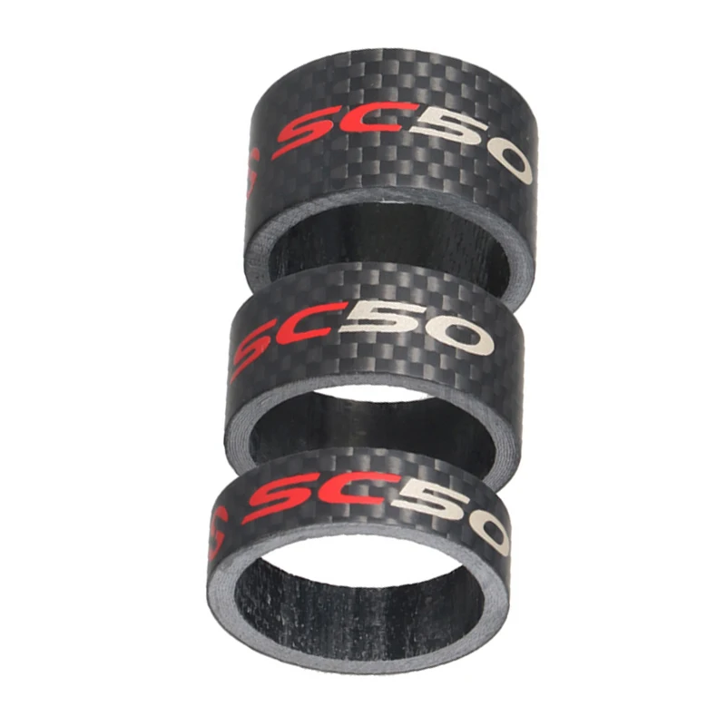 3Pcs/set Full Carbon Bicycle Front Fork Washer Front Headset Spacers 10/15/20mm Carbon Fiber 3.2mm Reinforced Type Washers
3Pcs/set Full Carbon Bicycle Front Fork Washer Front Headset Spacers 10/15/20mm Carbon Fiber 3.2mm Reinforced Type Washers