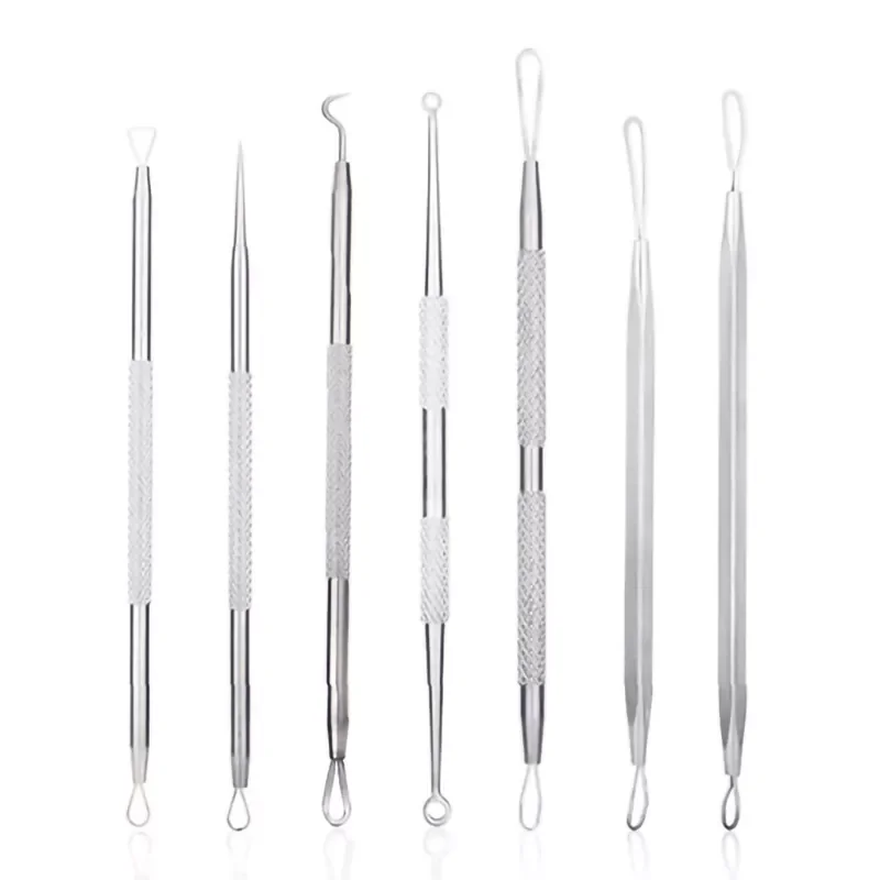 NEW2023 1pcs Stainless Steel Acne Removal Needles Acne Blackhead Remover Tools Spoon Face Skin Care Tool Cleaner Deep Cleansing
NEW2023 1pcs Stainless Steel Acne Removal Needles Acne Blackhead Remover Tools Spoon Face Skin Care Tool Cleaner Deep Cleansing