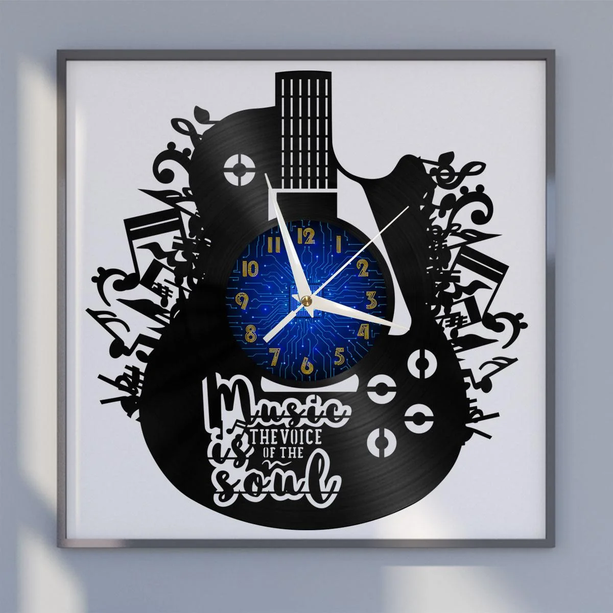 Guitar Music Life Vinyl Wall Clock, Vinyl Record Clock Wall Art Silent & Non-ticking
Guitar Music Life Vinyl Wall Clock, Vinyl Record Clock Wall Art Silent & Non-ticking