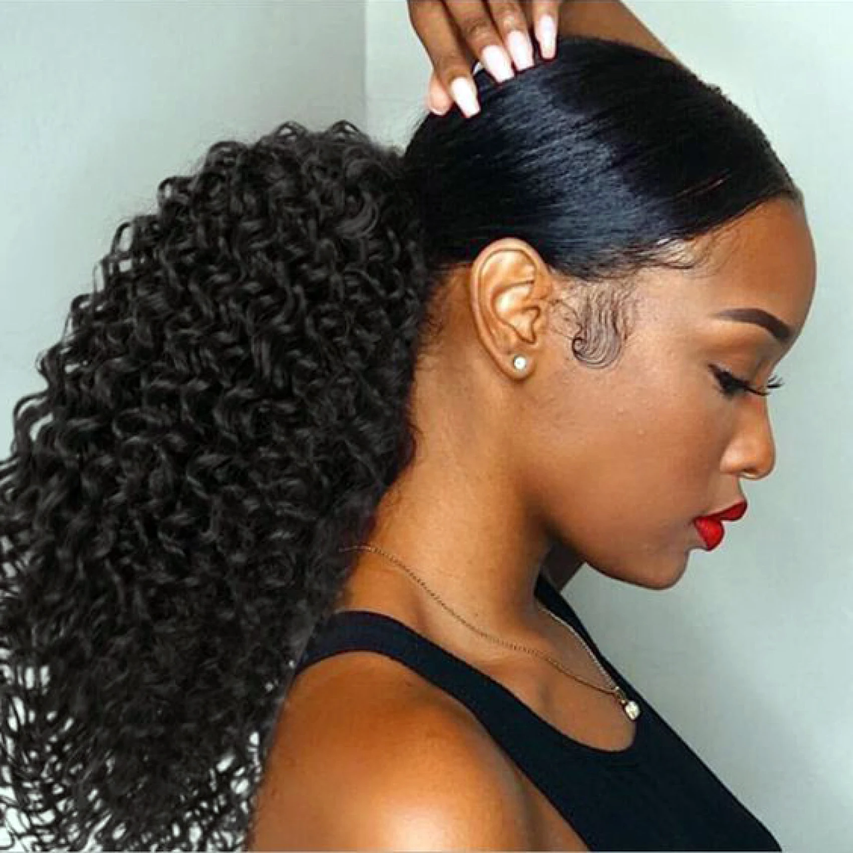 Deep Curly Drawstring Ponytail Extension for Black Women Black Afro Kinky Curly Pony Tail Hair Piece Synthetic Hair Extensions
Deep Curly Drawstring Ponytail Extension for Black Women Black Afro Kinky Curly Pony Tail Hair Piece Synthetic Hair Extensions