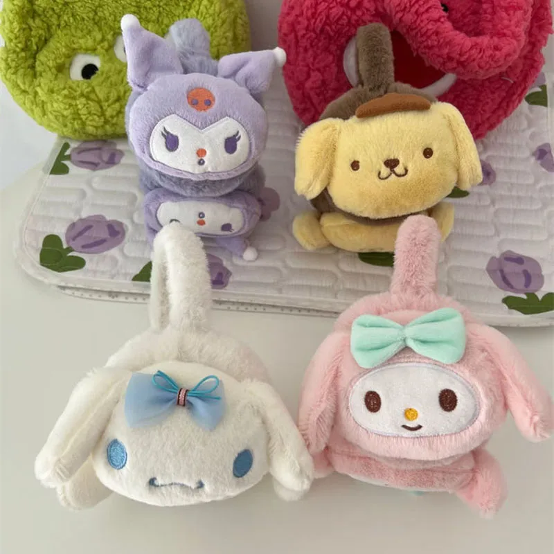 Плюшевые наушники Sanrioed Kawaii Kuromi My Melody Cinnamoroll Мультяшные милые зимние уши антифриз женские наушники подарок для девочек
Плюшевые наушники Sanrioed Kawaii Kuromi My Melody Cinnamoroll Мультяшные милые зимние уши антифриз женские наушники подарок для девочек