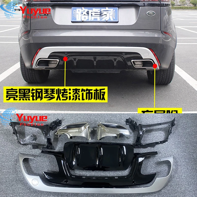 For Land Rover Range Rover Velar 2018-2019 Rear Diffuser Bumper Lip Trim Silver Boot Exhaust Cover Frame Guard Splitter Body Kit
For Land Rover Range Rover Velar 2018-2019 Rear Diffuser Bumper Lip Trim Silver Boot Exhaust Cover Frame Guard Splitter Body Kit