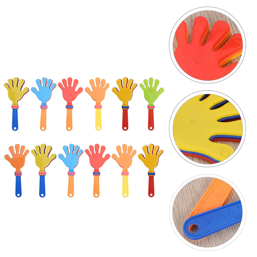 

24 Pcs Clapping Toy Sound Making Party Cheering Props Kids Goodie Bag Stuffers Hand Clappers Concert Accessories Wedding Favor