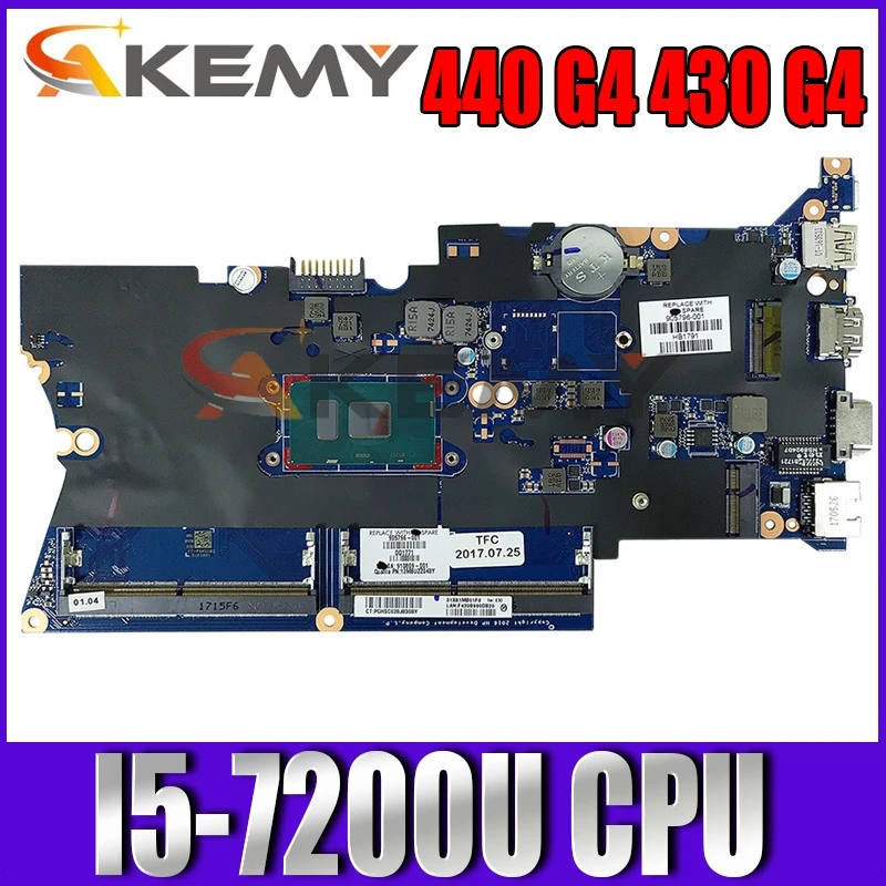 Для ноутбука HP Probook 440 G4, 14-дюймовая материнская плата DA0X81MB6E0 905794-601 I5-7200U DDR4 full
Для ноутбука HP Probook 440 G4, 14-дюймовая материнская плата DA0X81MB6E0 905794-601 I5-7200U DDR4 full