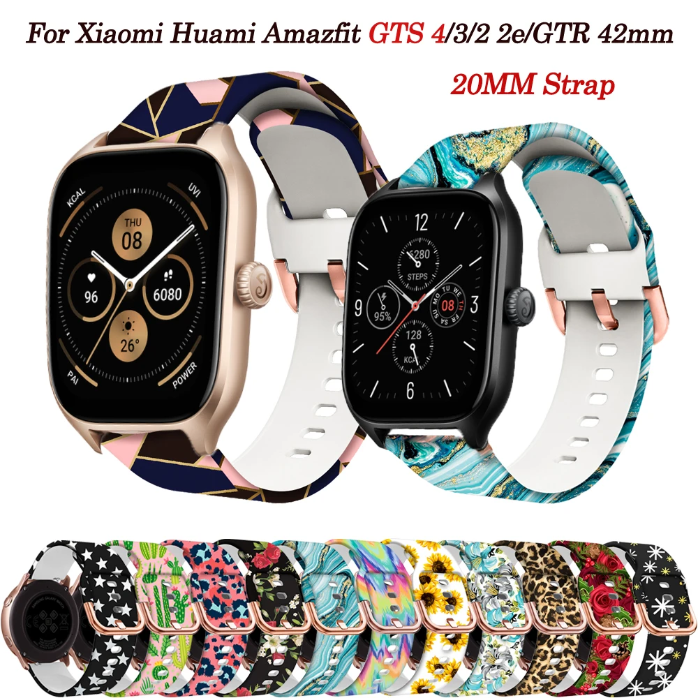 Ремешок силиконовый для Xiaomi Huami Amazfit GTS 4/3/2 2e, 20 мм
Ремешок силиконовый для Xiaomi Huami Amazfit GTS 4/3/2 2e, 20 мм