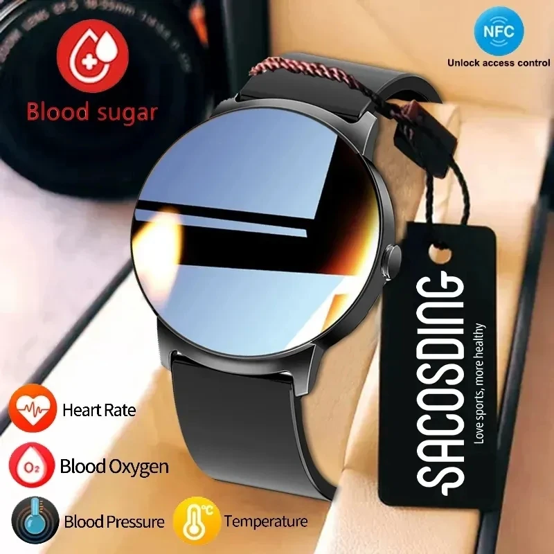 New smart watch heart rate infrared blood oxygen meter step heart rate information push NFC smart sports watch fully compatible
New smart watch heart rate infrared blood oxygen meter step heart rate information push NFC smart sports watch fully compatible