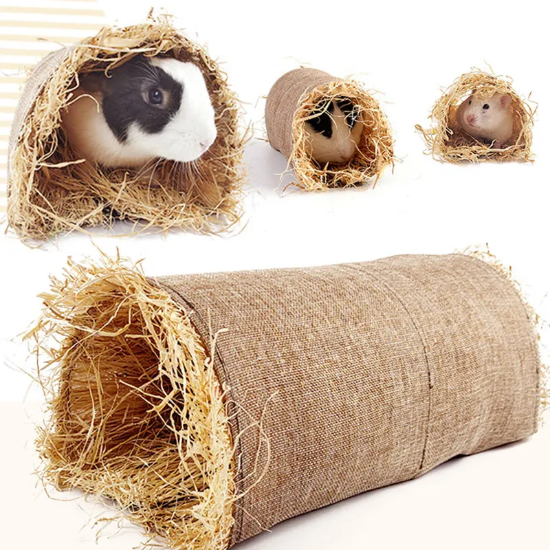 Funny Rabbit Hideaway Toy Animal Grass Straw Bunny Tunnel Toy Breathable Guinea Pig Chinchilla Ferret Hamsters Rats Tunnel
Funny Rabbit Hideaway Toy Animal Grass Straw Bunny Tunnel Toy Breathable Guinea Pig Chinchilla Ferret Hamsters Rats Tunnel