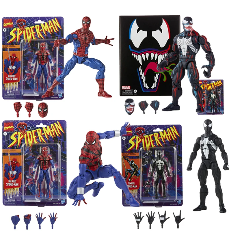 ML Legends Spider Man 6 Inch Action Figure Toys Retro Spiderman Figures Statue Anime Model Doll Collection Gifts for Friend Kids
ML Legends Spider Man 6 Inch Action Figure Toys Retro Spiderman Figures Statue Anime Model Doll Collection Gifts for Friend Kids
