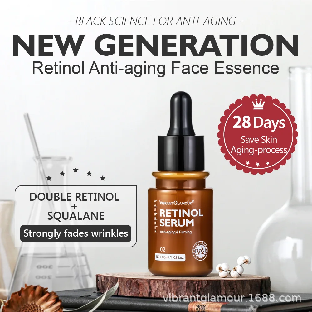 30ML Retinol Face Serum Moisturizing Whitening Firming Fade Fine Lines Anti-wrinkle Anti-aging Deep Care Essence Free Shipping
30ML Retinol Face Serum Moisturizing Whitening Firming Fade Fine Lines Anti-wrinkle Anti-aging Deep Care Essence Free Shipping