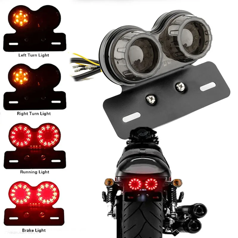12 В светодиодный задний фонарь для мотоцикла, встроенный стоп-сигнал поворота с кронштейном для номерного знака для Honda, Yamaha, Harley
12 В светодиодный задний фонарь для мотоцикла, встроенный стоп-сигнал поворота с кронштейном для номерного знака для Honda, Yamaha, Harley