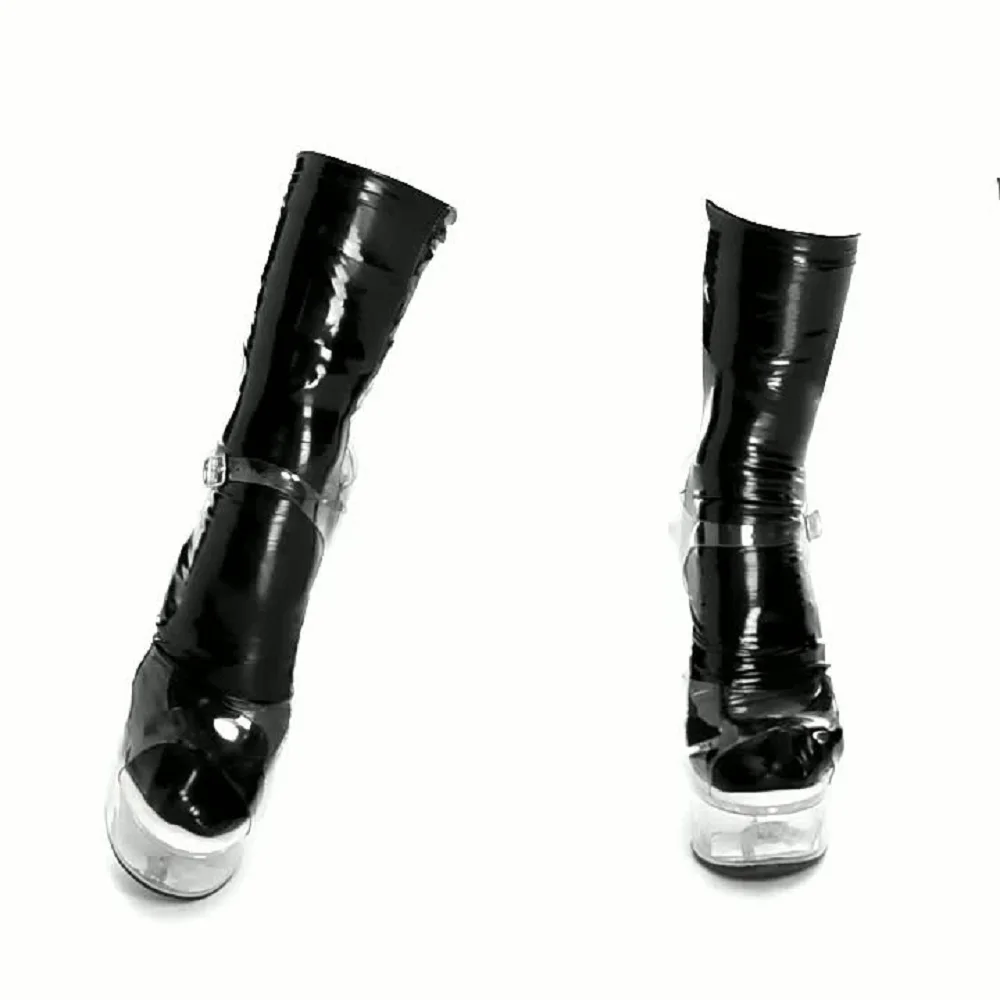 Women's Sexy Lingerie Clothing Accessories Shiny Patent Leather Stocking Role Playing Thigh Stockings Faux Leather Adult Socks
Women's Sexy Lingerie Clothing Accessories Shiny Patent Leather Stocking Role Playing Thigh Stockings Faux Leather Adult Socks