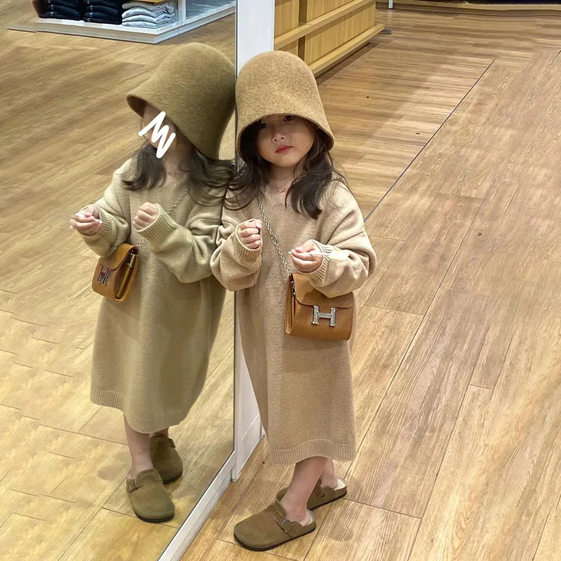 Baby Girls Knitted Dress Korean Children Clothing 2023 Spring New Children Casual Loose Hooded Dresses
Baby Girls Knitted Dress Korean Children Clothing 2023 Spring New Children Casual Loose Hooded Dresses