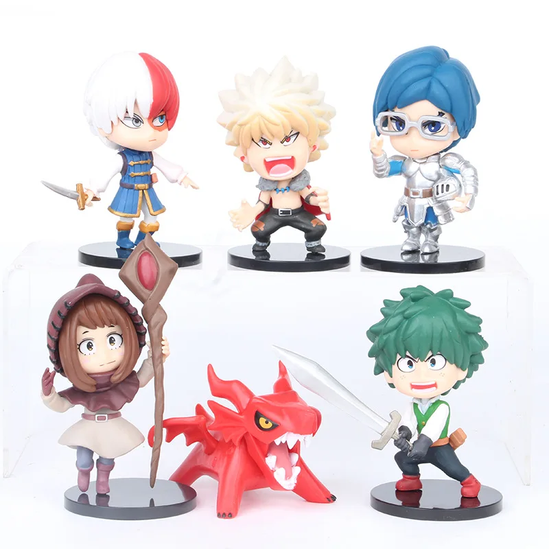 6 Pcs/set My Hero Academia PVC Action Figure Model Toy Anime Bakugo Katsuki Todoroki Shoto Full Set Toy Gift
6 Pcs/set My Hero Academia PVC Action Figure Model Toy Anime Bakugo Katsuki Todoroki Shoto Full Set Toy Gift