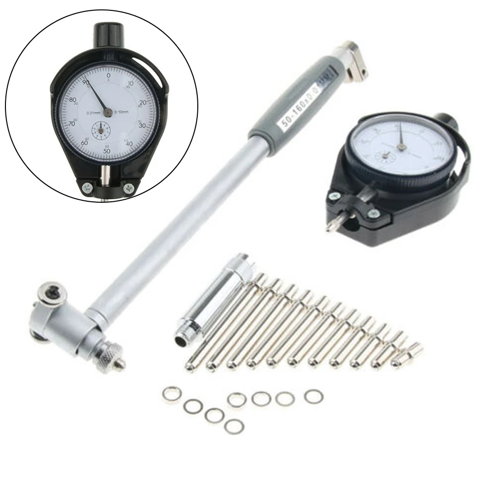 0.01mm Precision Inner Diameter Dial Indicator Center Ring Cylinder Gauge W/ Outer Box For Internal Hole Measuring
0.01mm Precision Inner Diameter Dial Indicator Center Ring Cylinder Gauge W/ Outer Box For Internal Hole Measuring